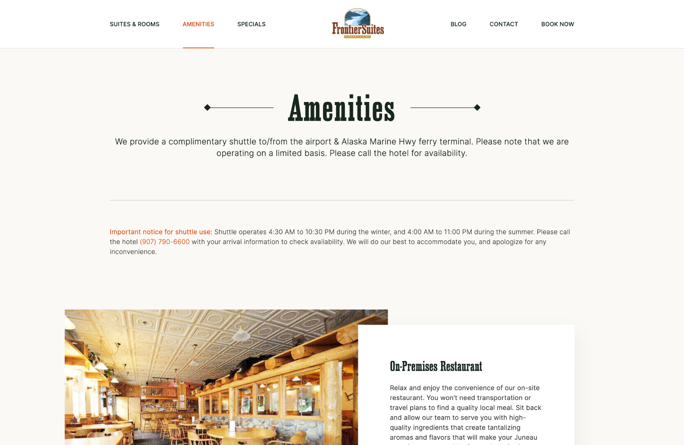 Website Design Hotel