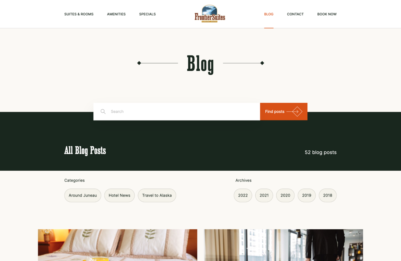 Website Design Hotel