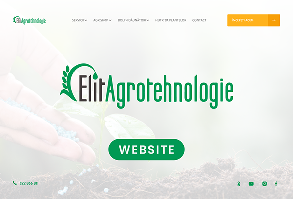 ElitAgrotehnologie Website Design and Development