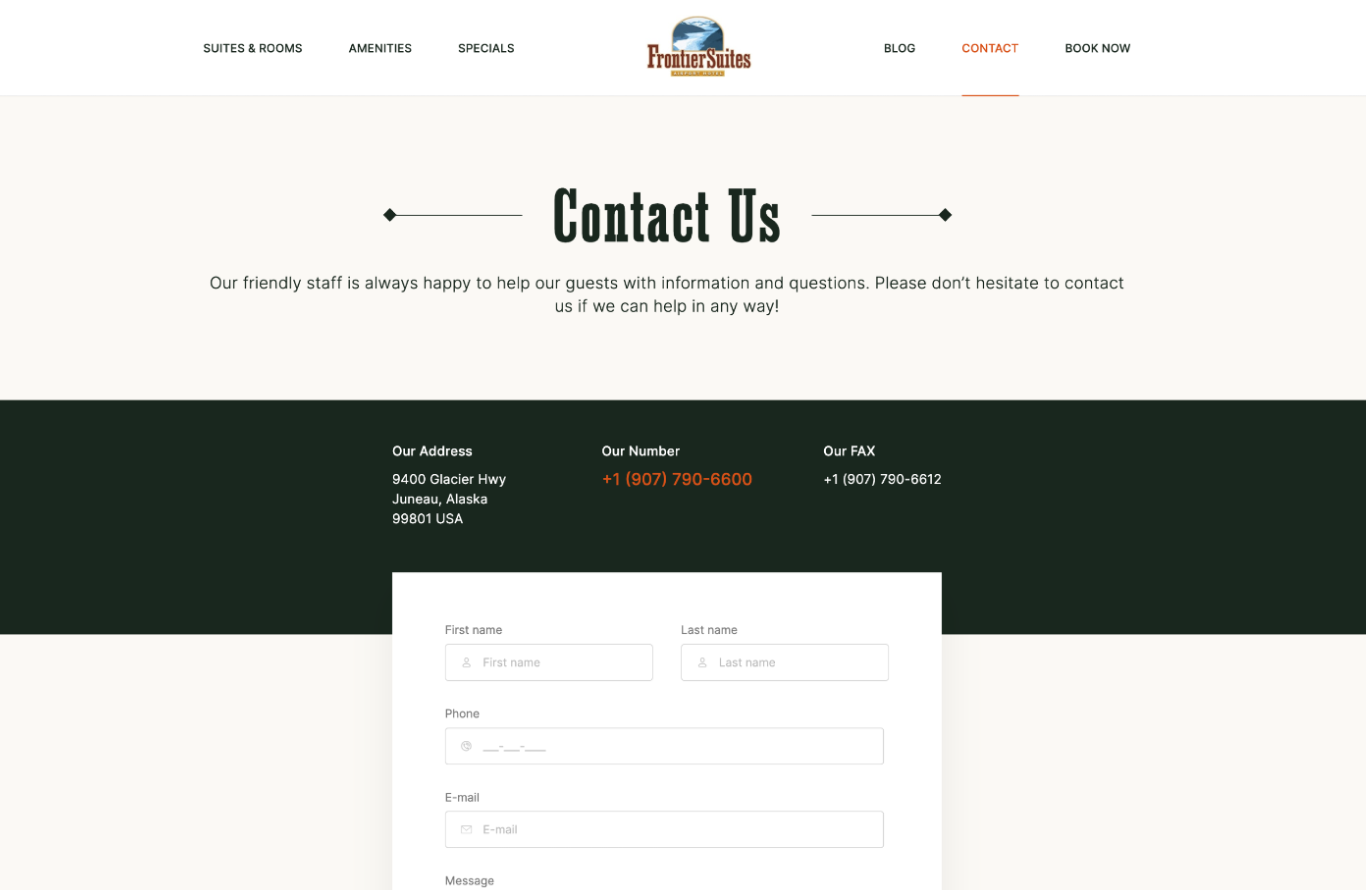 Website Design Hotel