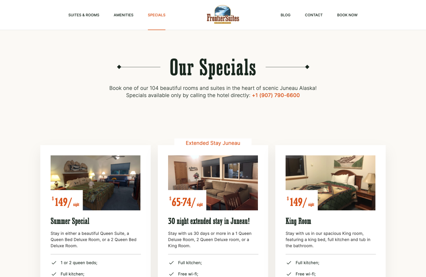 Website Design Hotel