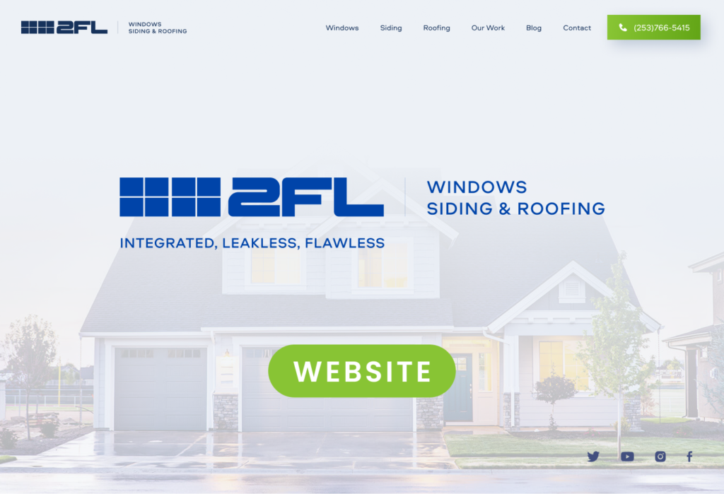 2FL website design and development project