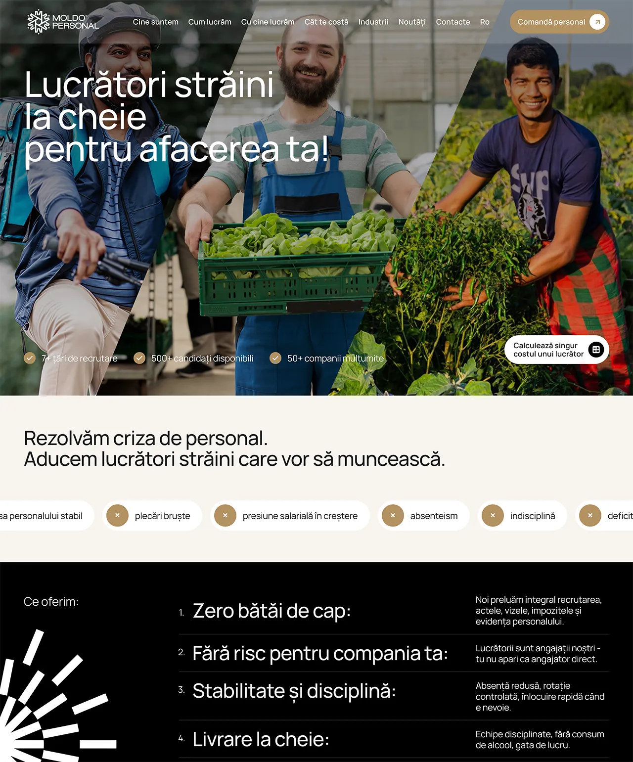 staffing and recruiting custom website